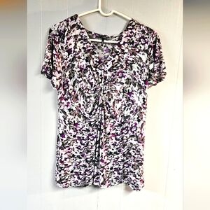 Daisy Fuentes Front Scrunch Top